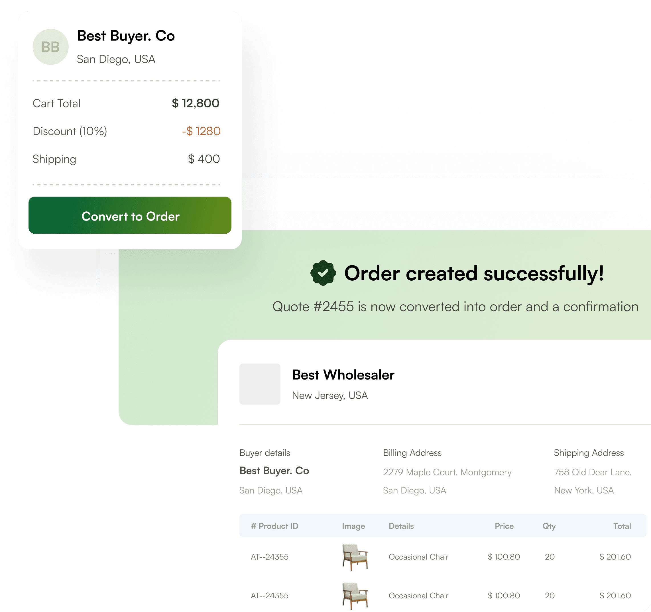 B2b Sales app