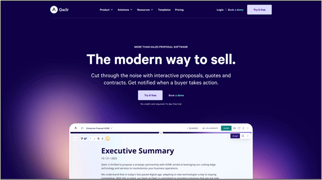 b2b sales quoting software