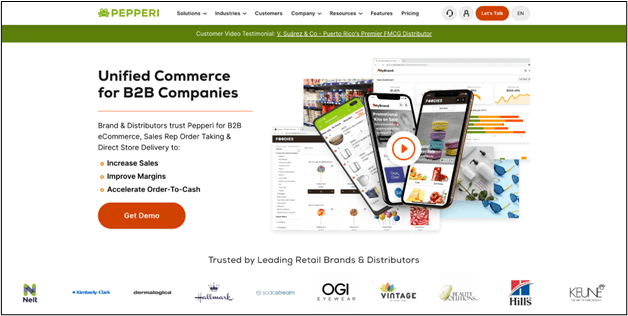 b2b food and beverage commerce platform