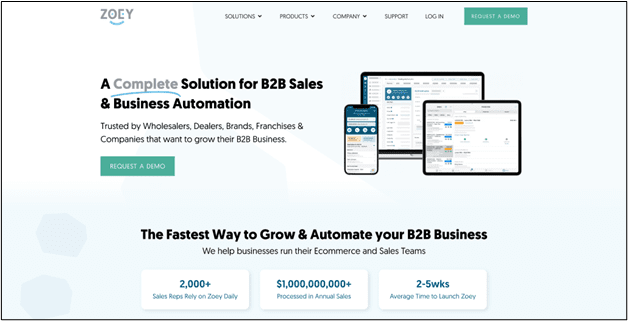 b2b food and beverage commerce platform