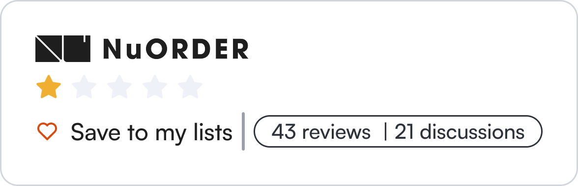 NuORDER alternative