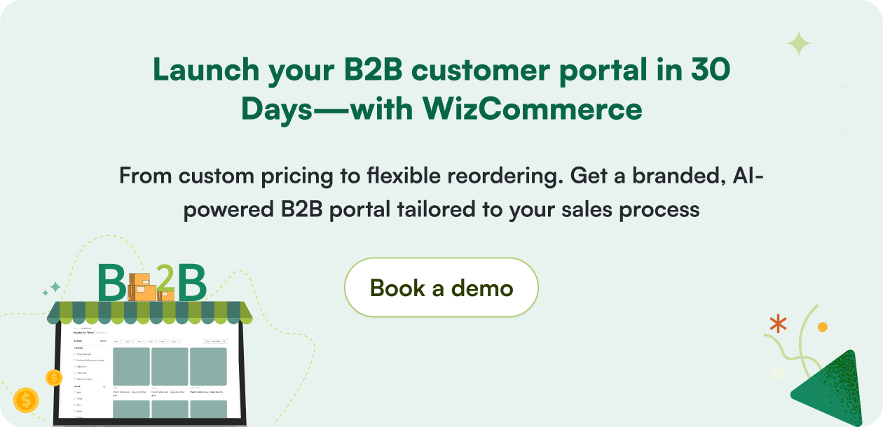 B2B customer portal