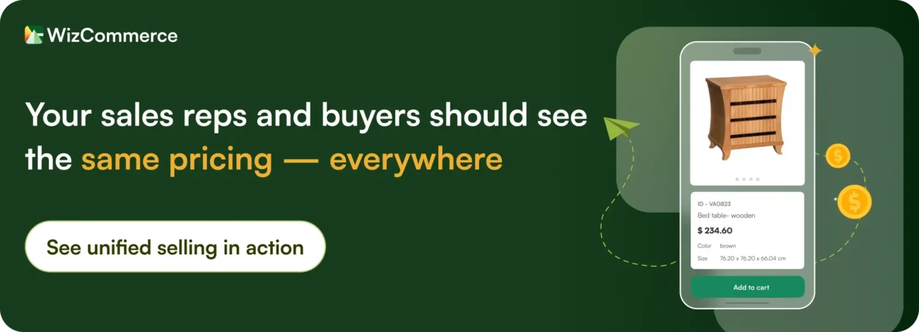 B2B commerce features